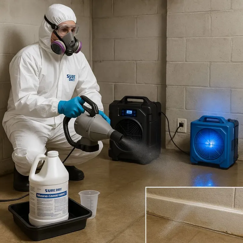 Sanitization and Odor Removal process in Peoria, IL